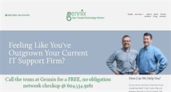 Desktop Screenshot of gennix.ca