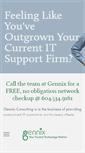 Mobile Screenshot of gennix.ca